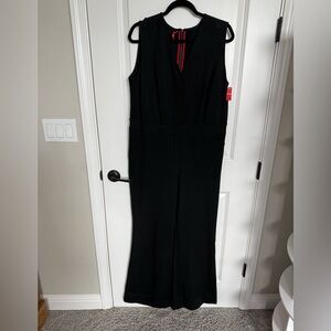 SPANX Black Sleeveless Jumpsuit
